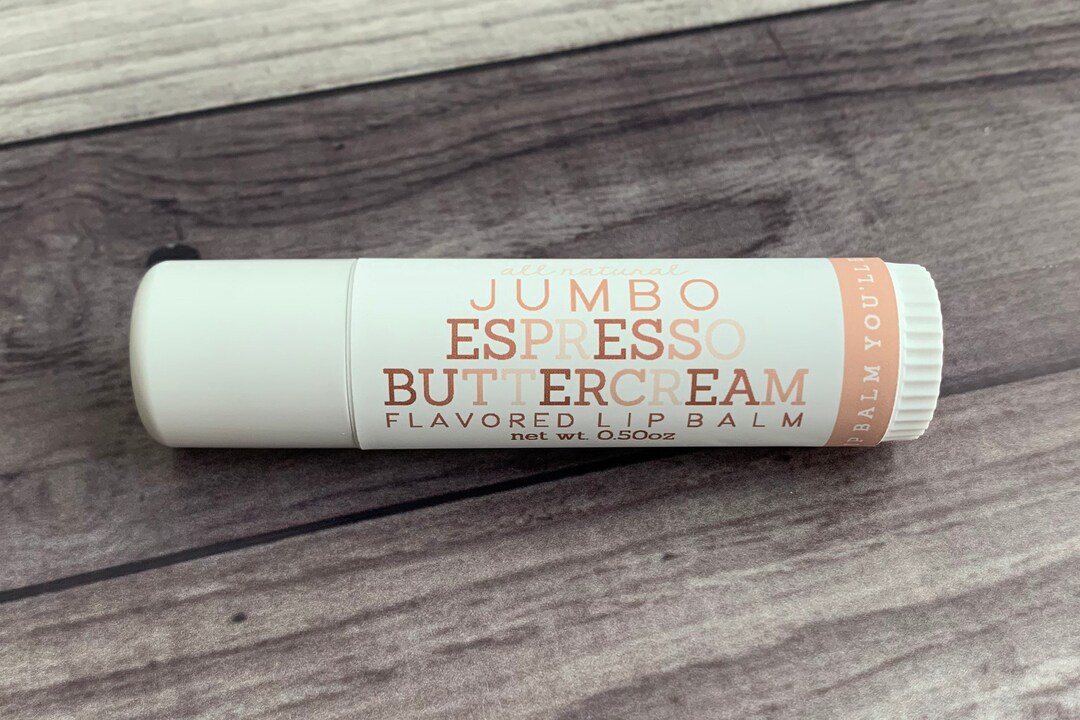 JUMBO Espresso Buttercream Lip Balm All Natural Handmade Etsy