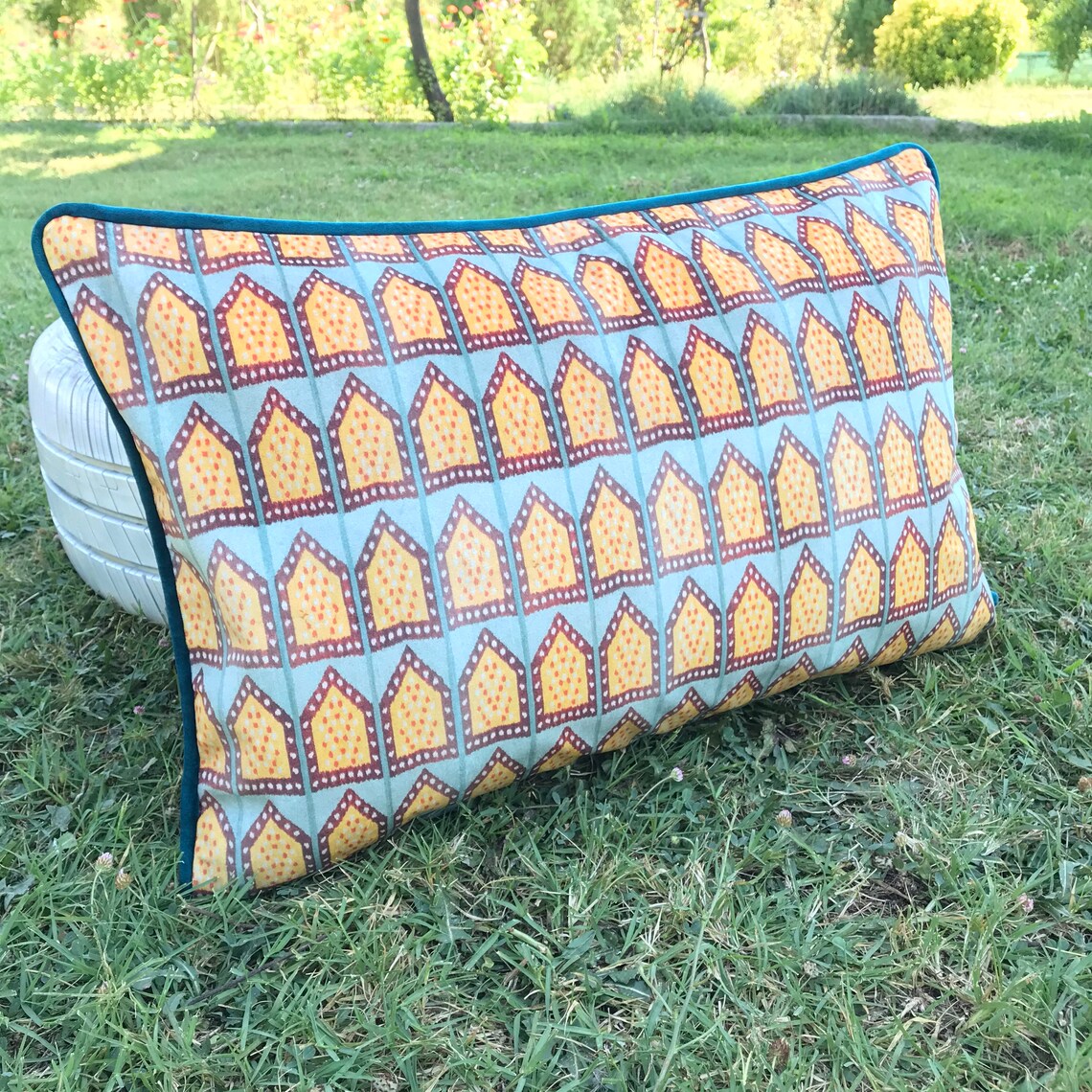 Printed Velvet Pillow Print Pillow Case 15x23 Throw Pillow Etsy