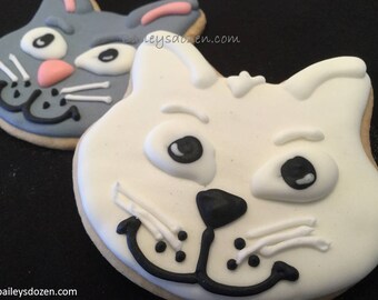 cat cookies etsy