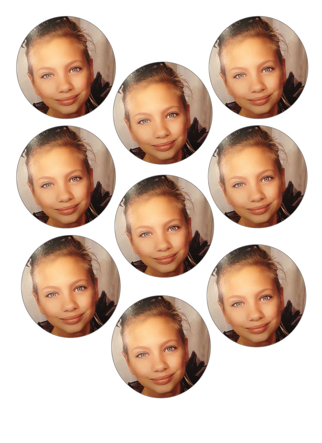 Edible Logo Photo Cupcake Toppers Custom Sugar Sheets for Cakes and ...