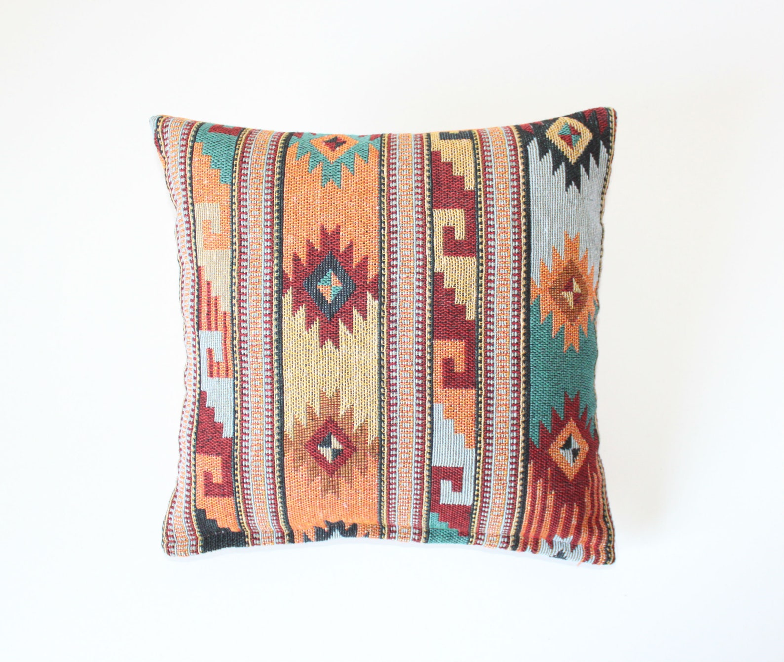 Navajo Pattern Tapestry Pillow Cover 12x12 Inches 30x30 Cm Etsy