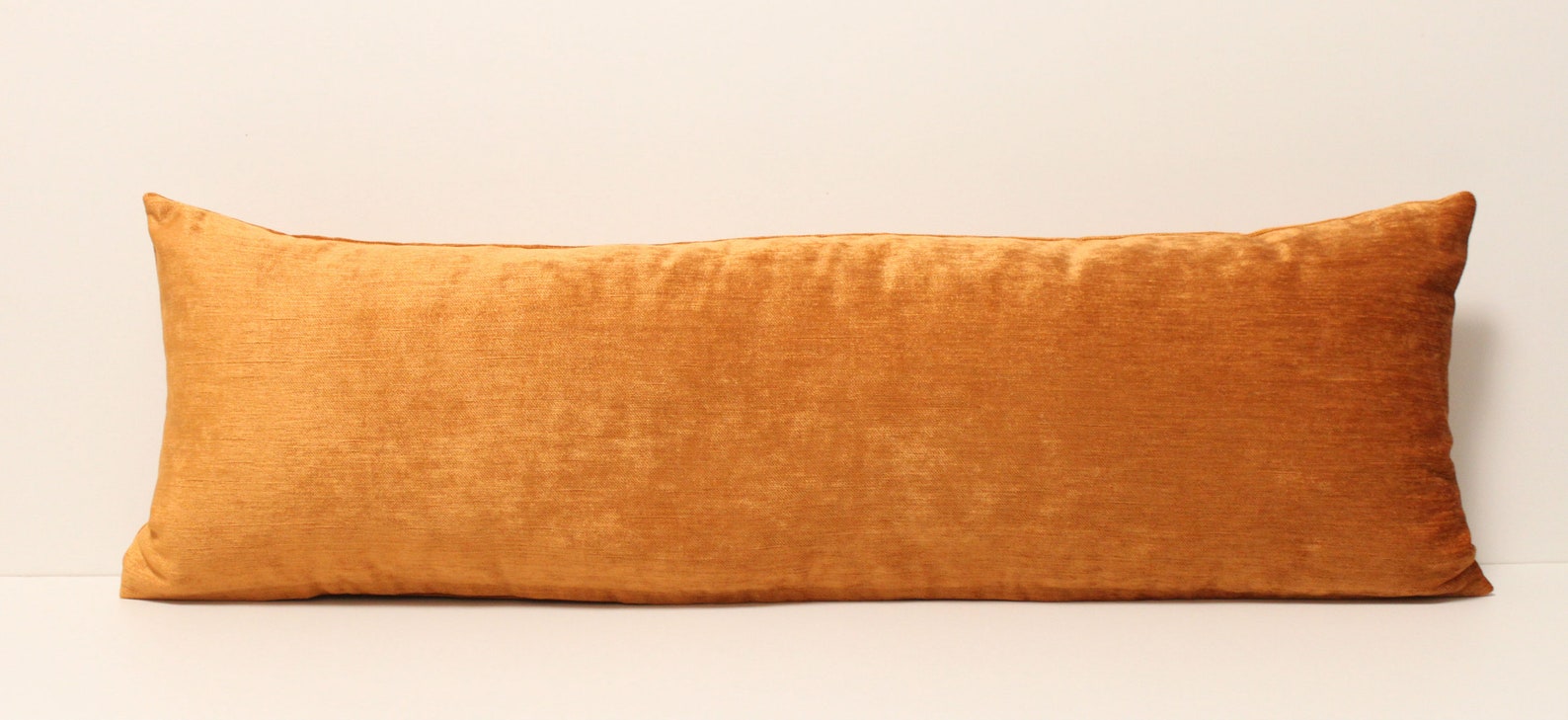 Long caramel velour pillow cover 12x36 inches Etsy