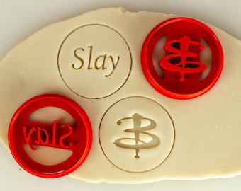 Juego de cortadores de galletas BVS BtVS.