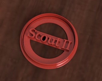 International Harvester Scout II 2 Logo Cookie Cutter