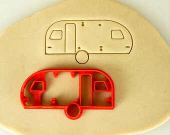 Moderne Reise Anhänger Camper Glamper Medium Cookie Cutter