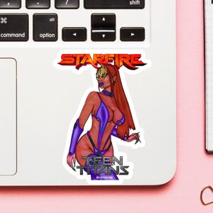 Starfire Teen Titans Vinyl Sticker
