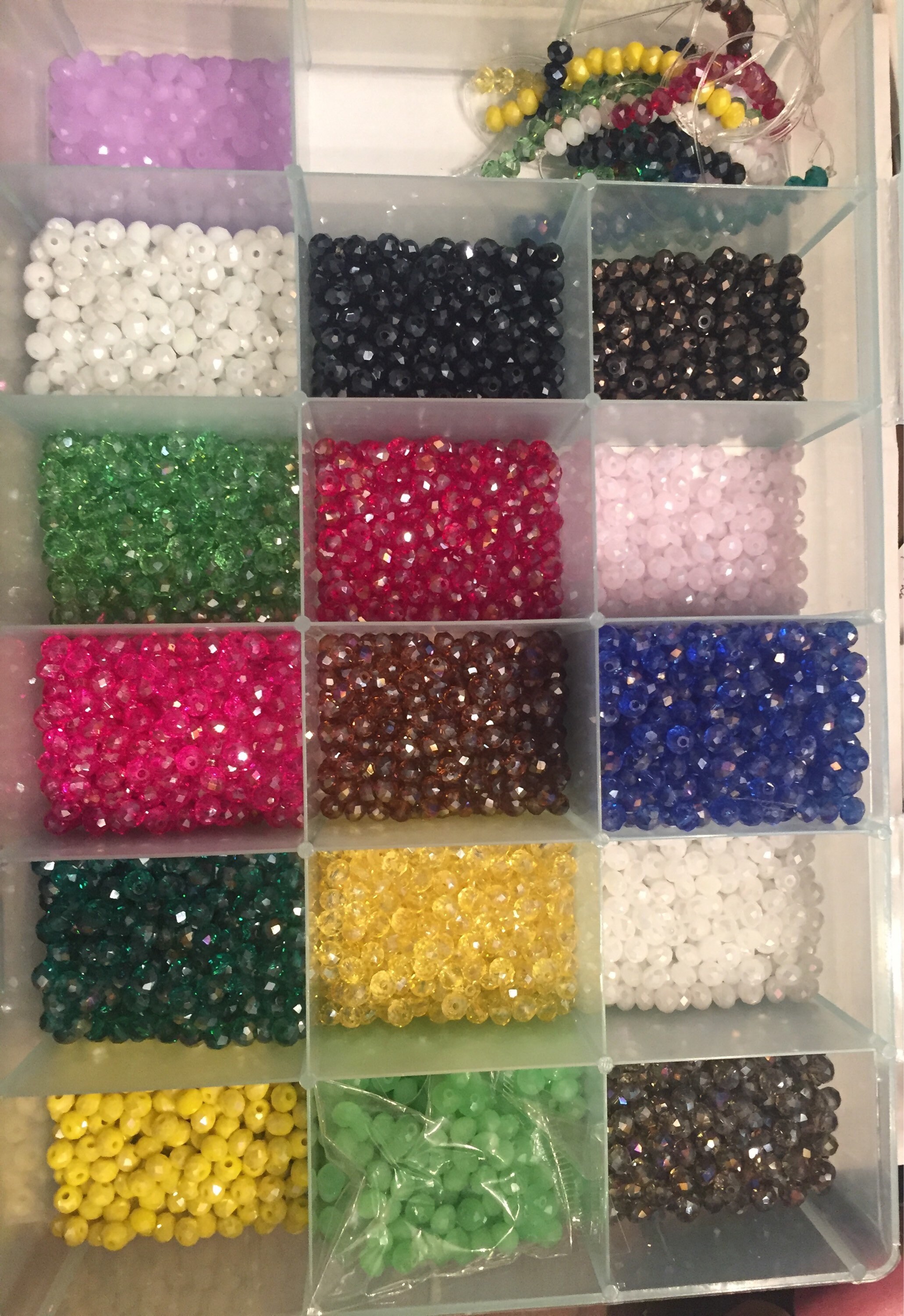 Packags deal Sale6 mm bulk glass beads ab plated 250 Etsy