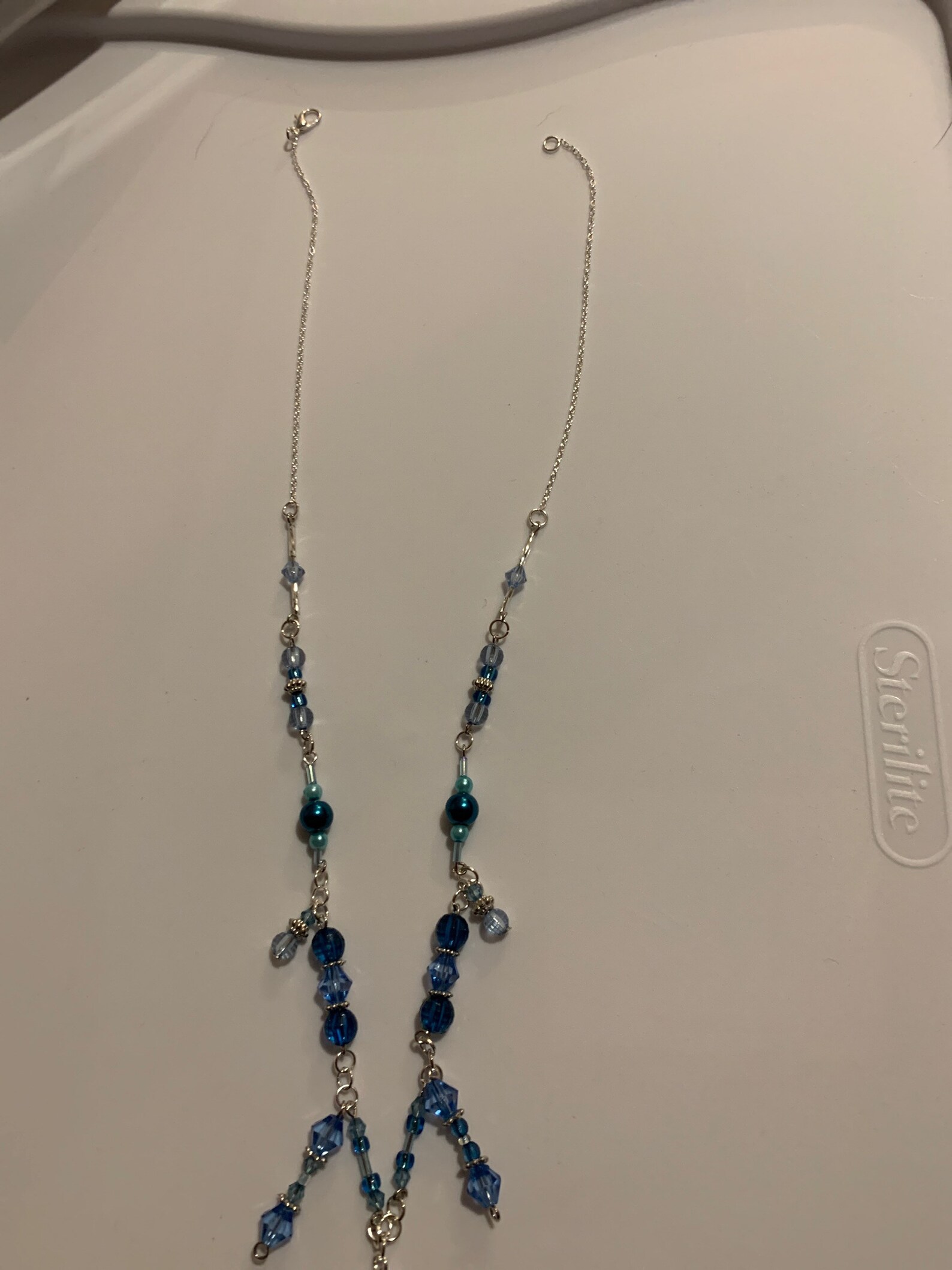 Lillianette Handmade crystal necklace. Handmade Beaded Crystal | Etsy