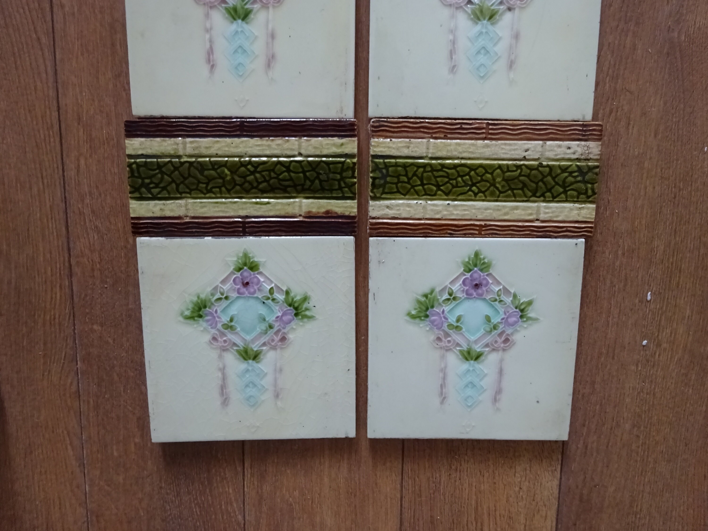 Azulejos originales de la chimenea victoriana | Etsy