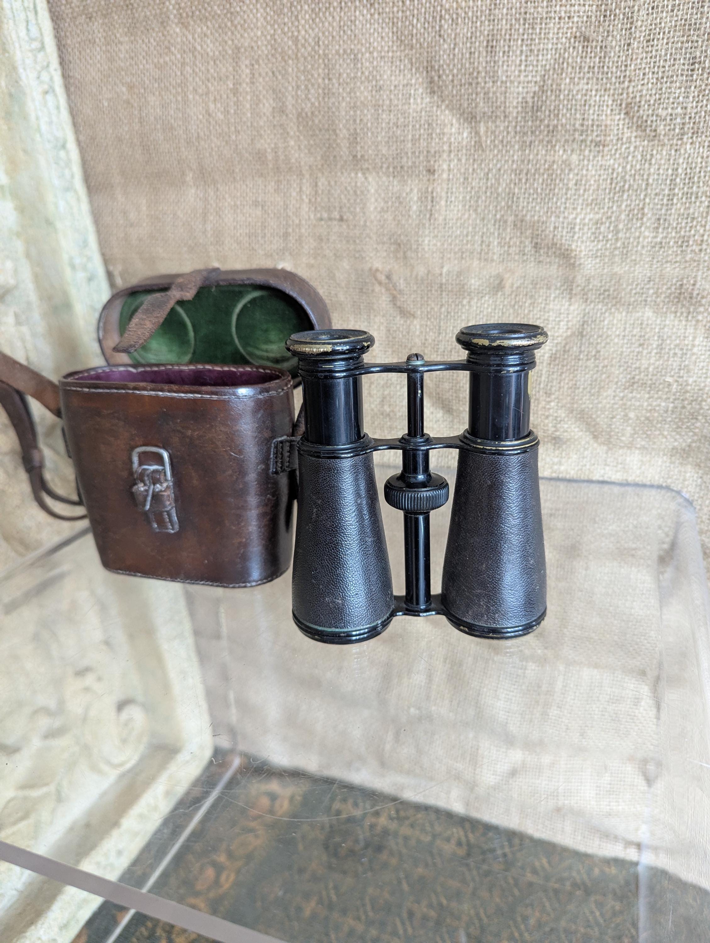 イスラエル軍双眼鏡ケース Hopwitz製アンティーク双眼鏡