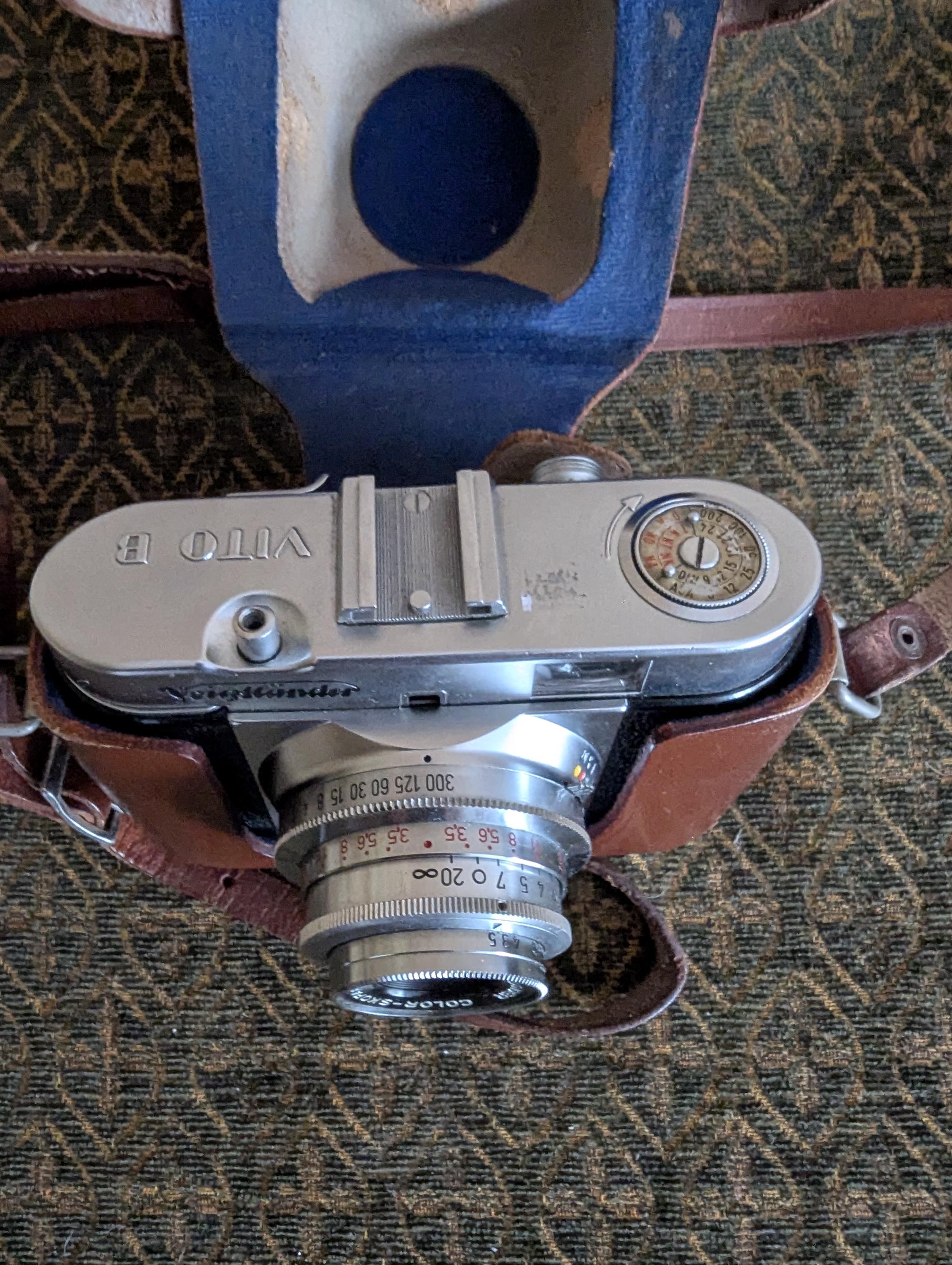 Appareil Photo Voigtländer Vito B – Argentique – Bon état – Non Testé Avec Film