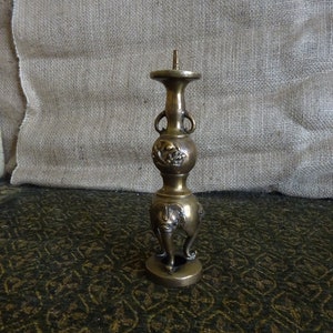 Bronze / brass Temple candlestick