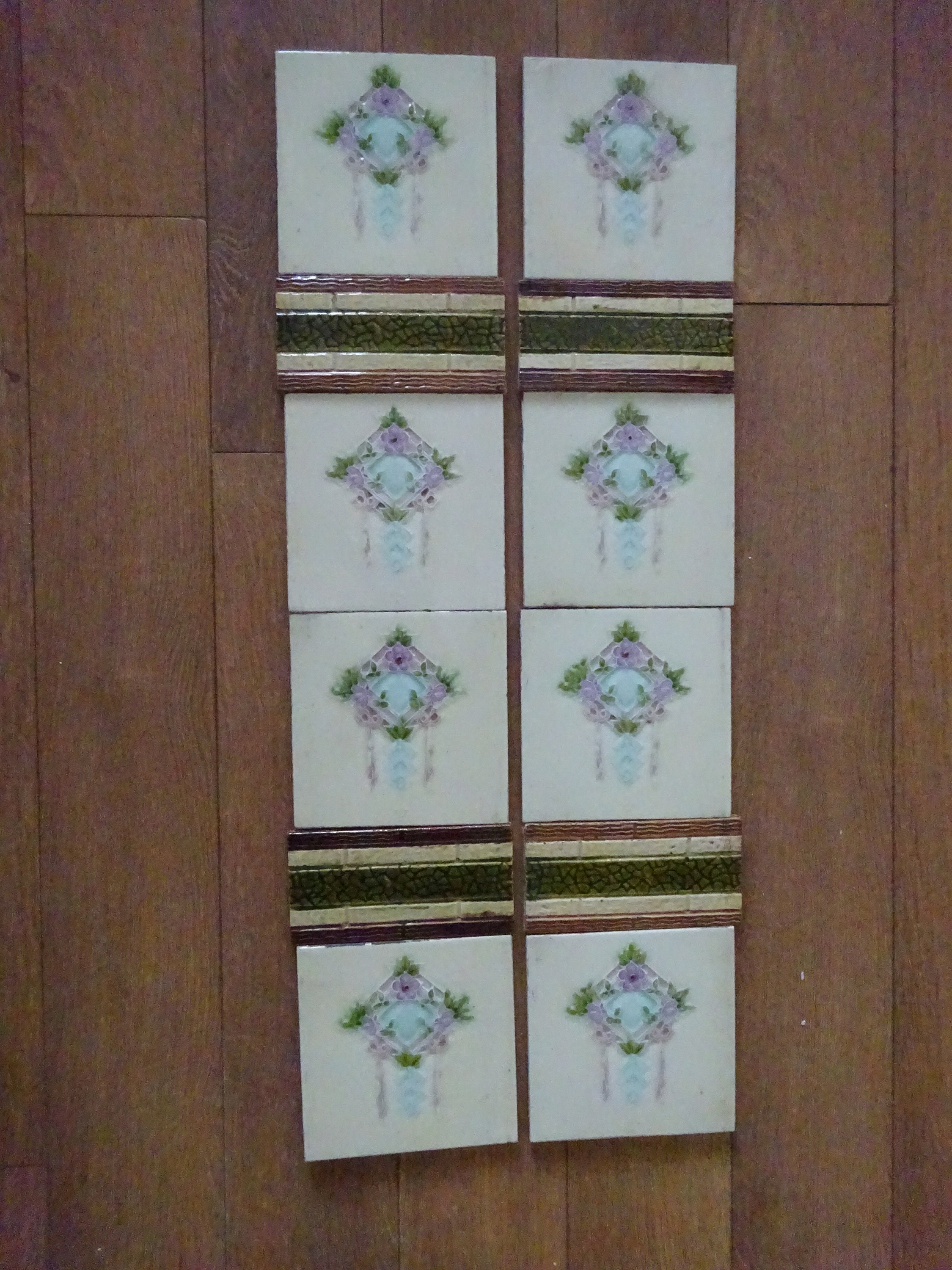 Azulejos originales de la chimenea victoriana | Etsy