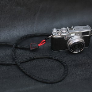 Handgefertigtes Kamerahals-Schulterband mit 8 mm dickem Soft-Kletterseil