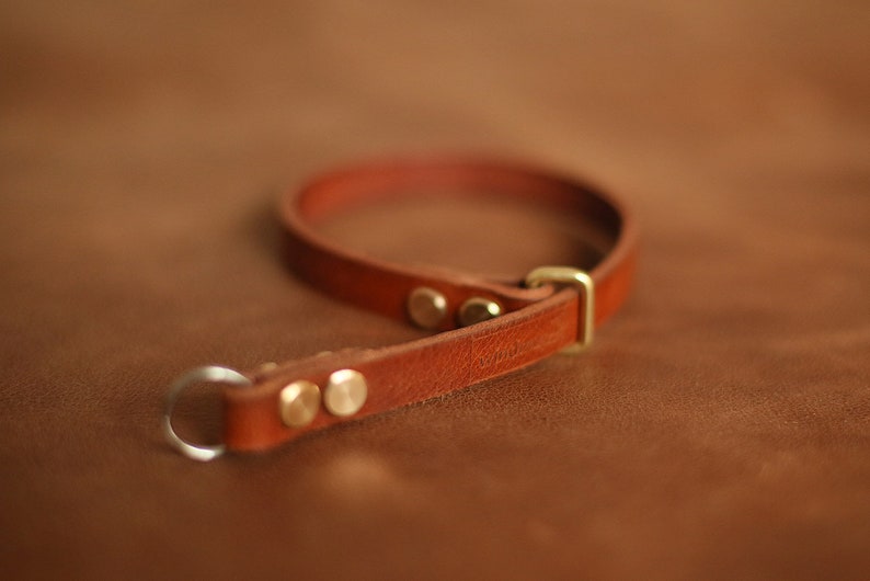 Thickened brown leather 12mm Handmade camera wrist strap band windmup