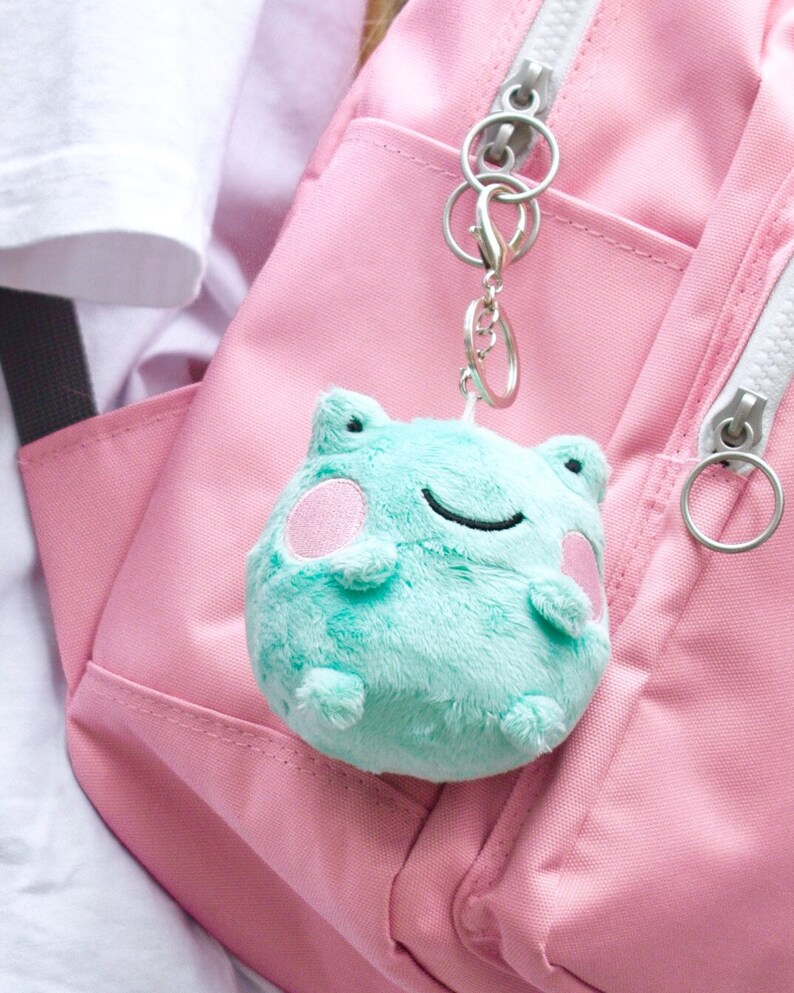 Ebbo frog keychain plush Etsy