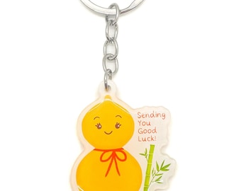 Lucky Gourd Keychain – Cute Good Luck Charm