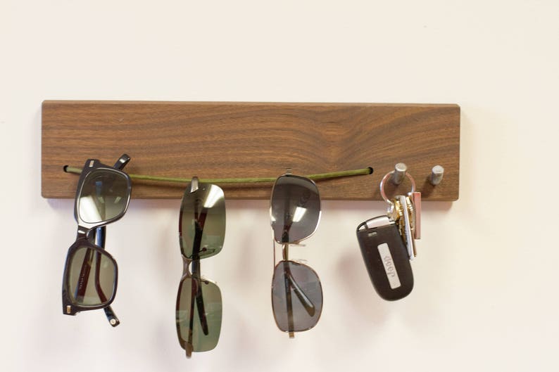 Sunglasses Rack Simple Simple Solid Wood Walnut Sunglass Hanger Sunglass Rack - Etsy