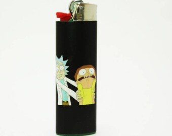 Rick and Morty Bic Lighter - Custom Made - High Quality - Handmade