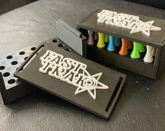 Fast Track Peg Storage Box - 3D Printed, Holds 24 Pegs