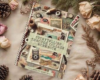Storytelling Through Collage Workbook | Creative Art Prompts & Mixed Media Ideas | Visual Journaling PDF | Printable Guide