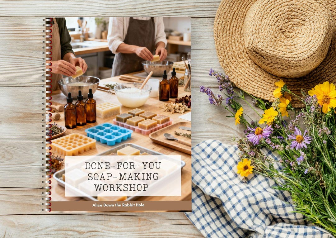 Soap Making Done-for-you Workshop Guide | Digital Workbook | Cold ...
