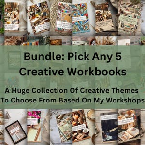 Pick Any 5 Creative Craft Workbooks | DIY Journaling (Digital Download)