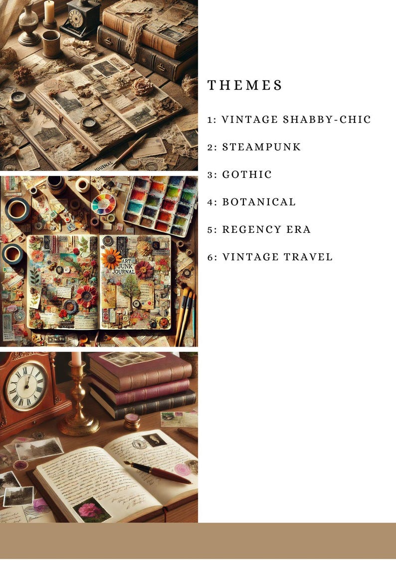 Various Journal Themes in One Concept Journal Workbook | Creative ...