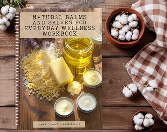 Balsamy i maści – poradnik DIY | Naturalne przepisy na pielęgnację skóry | Przewodnik po perfumach w kostce | Balsamy do ust, lecznicze maści | Dziennik w formacie PDF do druku