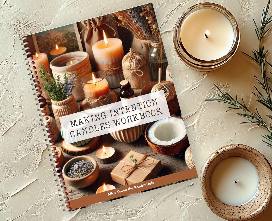 Candle Making Worksheet.pdf DIY Intention Candle Making Workbook | Step-by-step Guide | Witch/wicca ...