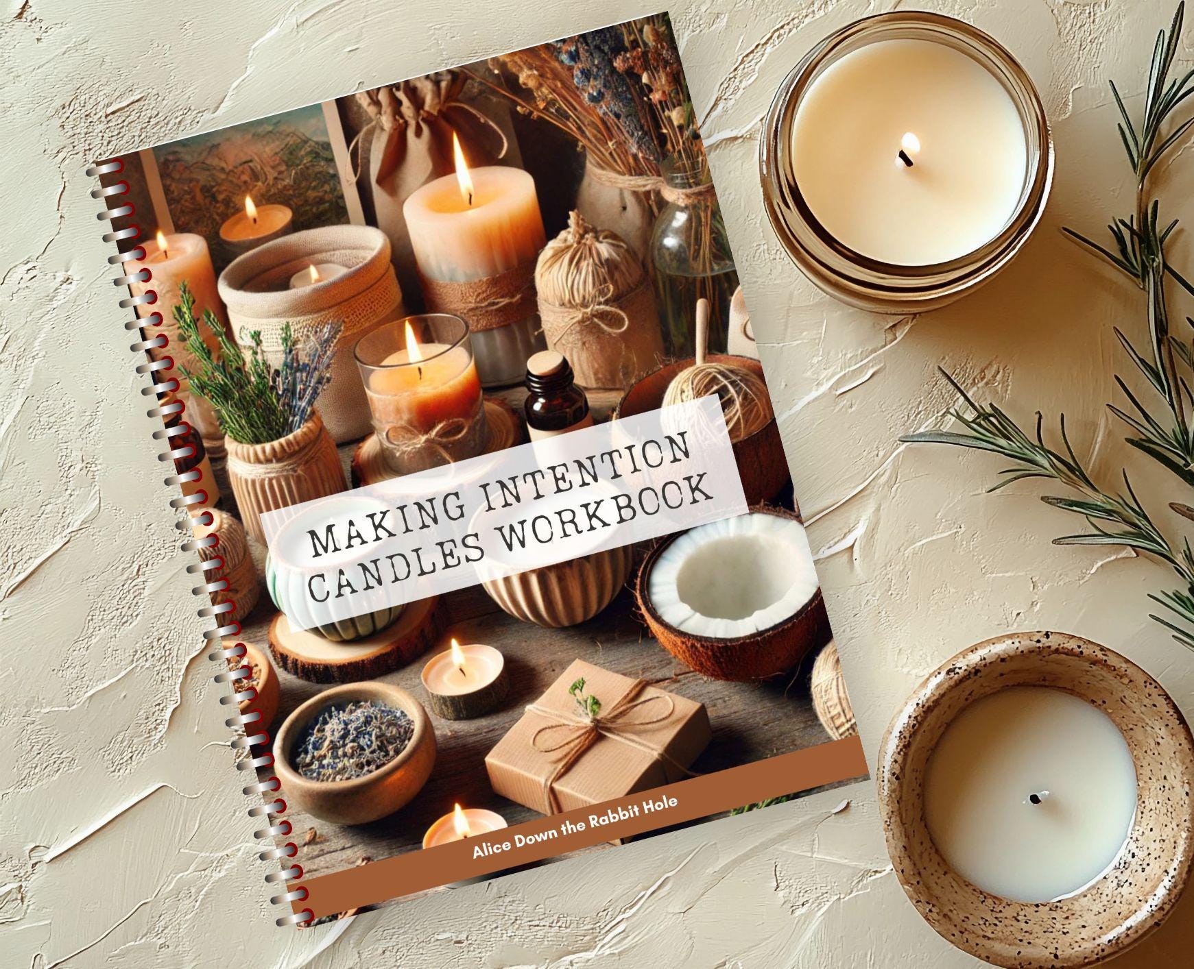 DIY Intention Candle Making Workbook | Step-by-step Guide | Witch/wicca | Wax, Scents and ...
