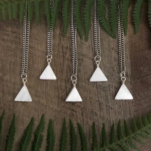 Triangular Mother of Pearl Necklace