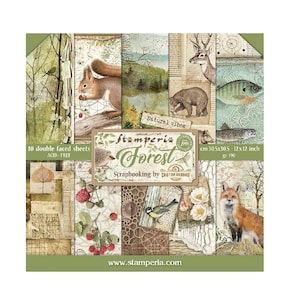 Stamperia Forest Scrapbook paper pad 12x12