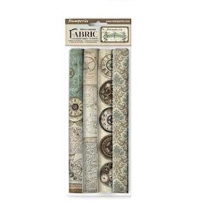 Feuilles de tissu Stamperia Voyages Fantastiques
