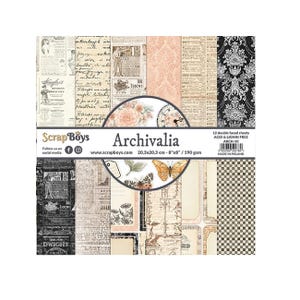 Scrapboys Archivalia Blocco di carta per album 8x8