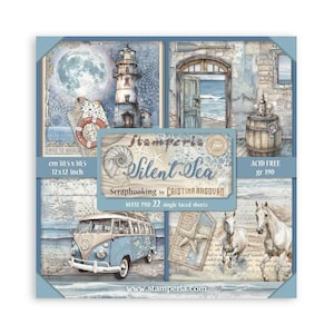 Stamperia Silent Sea 12x12 Scrapbook Maxi Paper pad