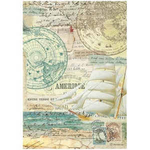 Rice Paper  A4  Stamperia DFSA 4773