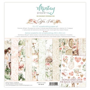 Bloc de papier Mintay Scrapbook 12x12 Oui, je le fais