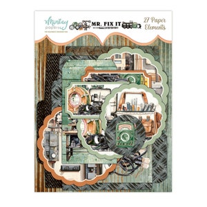 Mintay Paper Die Cuts Fix it Paper Elements