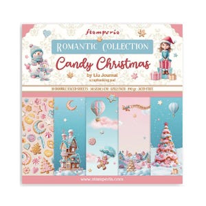 Stamperia Candy Christmas 12x12 Scrapbook Paper pad