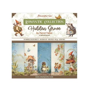 Stamperia Hidden Grove Scrapbook paper pad 8x8