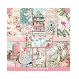 Stamperia Sweet Winter 12x12 Scrapbook paper pad