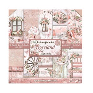 Stamperia Roseland 12x12 Scrapbook Paper pad