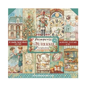 Stamperia The Nutcracker  12x12 Scrapbooking Paper pad