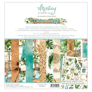 Mintay Scrapbook Paper Pad 12x12  Urban Jungle