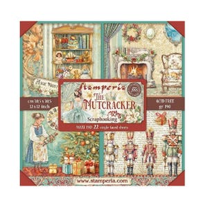 Stamperia The Nutcracker 12x12 Scrapbook Paper pad Maxi