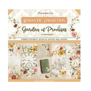 Bloc de papier scrapbooking Stamperia Garden of Promises 12x12