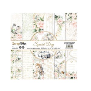 Scrapboys Special Day Scrapbook Paper Pad 8x8