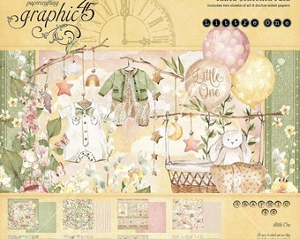 Graphic 45 Little One 12x12 Scrapbook Paper Pad