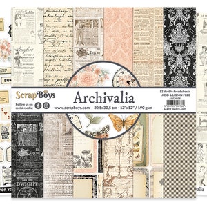 Bloc de papel Scrapboys Scrapbook 12x12 Archivalia
